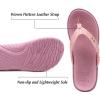imageKuaiLu Womens Flip Flops Ladies Yoga Mat Comfortable Walking Thong Sandals With Plantar Fasciitis Arch Support Slip On Indoor Outdoor For SummerLovely Pink