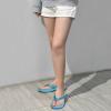 imageKuaiLu Womens Flip Flops Ladies Yoga Mat Comfortable Walking Thong Sandals With Plantar Fasciitis Arch Support Slip On Indoor Outdoor For SummerPure Blue