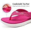 imageKuaiLu Womens Flip Flops Ladies Yoga Mat Comfortable Walking Thong Sandals With Plantar Fasciitis Arch Support Slip On Indoor Outdoor For SummerRose White