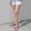imageKuaiLu Womens Flip Flops Ladies Yoga Mat Comfortable Walking Thong Sandals With Plantar Fasciitis Arch Support Slip On Indoor Outdoor For SummerViolet Purple