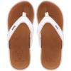 imageKuaiLu Womens Flip Flops Ladies Yoga Mat Comfortable Walking Thong Sandals With Plantar Fasciitis Arch Support Slip On Indoor Outdoor For SummerWhite Khaki