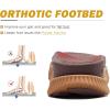 imageKuaiLu Womens Orthopedic Walking Sandals Ladies Recovery Sport Thick Athletic Cushion Outdoor Hiking Water Sandles Adjustable Strap Sandals with Comfortable Plantar Fasciitis Arch SupportBrown
