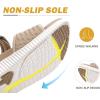 imageKuaiLu Womens Orthopedic Walking Sandals Ladies Recovery Sport Thick Athletic Cushion Outdoor Hiking Water Sandles Adjustable Strap Sandals with Comfortable Plantar Fasciitis Arch SupportBeige