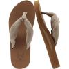 imageKuaiLu Flip Flops for Women with Arch Support Yoga Mat Comfortable Summer Beach Walking Thong Cushion Sandals Slip On Indoor OutdoorCamel Apricot