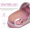 imageKuaiLu Womens Glitter Sandals with Arch Support Comfortable Orthopedic Cushion Recovery Slides Summer Fashion Sparkly Rhinestones Sandals Slip On Plantar Fasciitis Slippers for Indoor OutdoorPink
