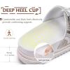 imageKuaiLu Womens Glitter Sandals with Arch Support Comfortable Orthopedic Cushion Recovery Slides Summer Fashion Sparkly Rhinestones Sandals Slip On Plantar Fasciitis Slippers for Indoor OutdoorWhite