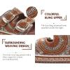 imageKuaiLu Womens Glitter Sandals with Arch Support Comfortable Orthopedic Cushion Recovery Slides Summer Fashion Sparkly Rhinestones Sandals Slip On Plantar Fasciitis Slippers for Indoor OutdoorBrown