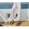 imageKuaiLu Womens Sandals with Arch Support Comfortable Orthopedic Cushion Recovery Slides Summer Fashion Leather Double Buckle Casual Slip On Plantar Fasciitis Shoes for IndoorampampOutdoor US Size 612Black