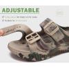 imageKuaiLu Womens Recovery Sandals With Comfortable Plantar Fasciitis Arch Support Orthotic Adjustable Thick Cushion Sport Slides Reduces Stress on Feet Joints ampamp Back PostExerciseCamo Brown