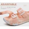 imageKuaiLu Womens Recovery Sandals With Comfortable Plantar Fasciitis Arch Support Orthotic Adjustable Thick Cushion Sport Slides Reduces Stress on Feet Joints ampamp Back PostExerciseCamo Pink