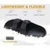 imageKuaiLu Womens Recovery Sandals With Comfortable Plantar Fasciitis Arch Support Orthotic Adjustable Thick Cushion Sport Slides Reduces Stress on Feet Joints ampamp Back PostExerciseAll Black