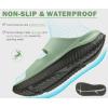 imageKuaiLu Womens Recovery Sandals With Comfortable Plantar Fasciitis Arch Support Orthotic Adjustable Thick Cushion Sport Slides Reduces Stress on Feet Joints ampamp Back PostExerciseOlive Green