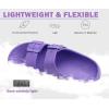 imageKuaiLu Womens Recovery Sandals With Comfortable Plantar Fasciitis Arch Support Orthotic Adjustable Thick Cushion Sport Slides Reduces Stress on Feet Joints ampamp Back PostExercisePurple