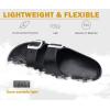 imageKuaiLu Womens Recovery Sandals With Comfortable Plantar Fasciitis Arch Support Orthotic Adjustable Thick Cushion Sport Slides Reduces Stress on Feet Joints ampamp Back PostExerciseBlack White