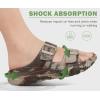 imageKuaiLu Womens Recovery Sandals With Comfortable Plantar Fasciitis Arch Support Orthotic Adjustable Thick Cushion Sport Slides Reduces Stress on Feet Joints ampamp Back PostExerciseCamo Brown