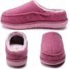 imageKuaiLu Womens Clog Slippers with Comfy Arch Support Orthotic Plantar Fasciitis Memory Foam Ladies Slippers for Women Winter Warm Fluff Slip on Felt Houes Shoes Hard Rubber Sole Pink size 85