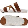imageKuaiLu Womens Orthopedic Sandals With Comfortable Arch Support Cushion Yoga Mat Slides Fashion Summer Beach Flat Sandles Adjustable Open Toe Travel Outdoor Plantar Fasciitis Flip Flops US Size 511Tan White
