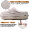 imageKuaiLu Womens Clog Slippers with Comfy Arch Support Orthotic Plantar Fasciitis Memory Foam Ladies Slippers for Women Winter Warm Slip on Felt Houes Shoes Hard Rubber Sole Beige size 9