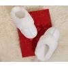 imageKuaiLu Womens House Platform Slippers Warm Faux Suede Fuzzy Thick Cushioned Yoga Foam Shoes Ladies Slipper Home Lightweight Slip on Indoor Outdoor NonSlip Hard SoleWhite