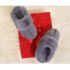 imageKuaiLu Womens House Platform Slippers Warm Faux Suede Fuzzy Thick Cushioned Yoga Foam Shoes Ladies Slipper Home Lightweight Slip on Indoor Outdoor NonSlip Hard SoleGrey