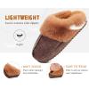 imageKuaiLu Womens House Platform Slippers Warm Faux Suede Fuzzy Thick Cushioned Yoga Foam Shoes Ladies Slipper Home Lightweight Slip on Indoor Outdoor NonSlip Hard SoleBrown