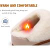 imageKuaiLu Womens House Platform Slippers Warm Faux Suede Fuzzy Thick Cushioned Yoga Foam Shoes Ladies Slipper Home Lightweight Slip on Indoor Outdoor NonSlip Hard SoleApricot