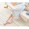 imageKuaiLu Womens Flip Flops With Arch Support Comfortable Yoga Mat Cushion Thong Leather Sandals for Ladies Fashion Slip On Summer Beach Walking Slides Indoor Outdoor Travel Orthotic SlippersBeige