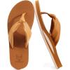 imageKuaiLu Womens Flip Flops With Arch Support Comfortable Yoga Mat Cushion Thong Leather Sandals for Ladies Fashion Slip On Summer Beach Walking Slides Indoor Outdoor Travel Orthotic SlippersKhaki