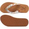 imageKuaiLu Womens Arch Support Flip Flops Ladies Comfort Lightweight Soft Yoga Mat Cushion Walking Thong SandalsBeige