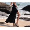 imageKuaiLu Womens Arch Support Flip Flops Ladies Comfort Lightweight Soft Yoga Mat Cushion Walking Thong SandalsBlack