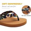 imageKuaiLu Womens Arch Support Flip Flops Ladies Comfort Lightweight Soft Yoga Mat Cushion Walking Thong SandalsBlack Khaki