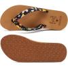 imageKuaiLu Womens Arch Support Flip Flops Ladies Comfort Lightweight Soft Yoga Mat Cushion Walking Thong SandalsBlack Khaki