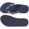 imageKuaiLu Womens Arch Support Flip Flops Ladies Comfort Lightweight Soft Yoga Mat Cushion Walking Thong SandalsNavy Blue