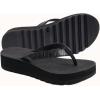 imageKuaiLu Womens Flip Flops Ladies Yoga Mat Platform Thong Sandals Dressy Womans Lightweight Summer Slip On Beach Flip Flop Sandles Soft Cushion Footbed Arch SupportBlack
