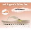 imageKuaiLu Womens Flip Flops Ladies Yoga Mat Platform Thong Sandals Dressy Womans Lightweight Summer Slip On Beach Flip Flop Sandles Soft Cushion Footbed Arch SupportOffwhite