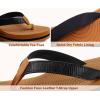 imageKuaiLu Womens Flip Flops Ladies Yoga Mat Platform Thong Sandals Dressy Womans Lightweight Summer Slip On Beach Flip Flop Sandles Soft Cushion Footbed Arch SupportBlack Khaki