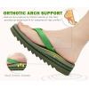 imageKuaiLu Womens Flip Flops Ladies Yoga Mat Platform Thong Sandals Dressy Womans Lightweight Summer Slip On Beach Flip Flop Sandles Soft Cushion Footbed Arch SupportGreen
