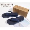 imageKuaiLu Womens Flip Flops Ladies Yoga Mat Platform Thong Sandals Dressy Womans Lightweight Summer Slip On Beach Flip Flop Sandles Soft Cushion Footbed Arch SupportDark Blue