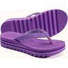 imageKuaiLu Womens Flip Flops Ladies Yoga Mat Platform Thong Sandals Dressy Womans Lightweight Summer Slip On Beach Flip Flop Sandles Soft Cushion Footbed Arch SupportPurple