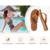 imageKuaiLu Womens Flip Flops Ladies Yoga Mat Platform Thong Sandals Dressy Womans Lightweight Summer Slip On Beach Flip Flop Sandles Soft Cushion Footbed Arch SupportKhaki