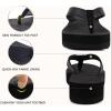 imageKuaiLu Womens Flip Flops Ladies Yoga Mat Platform Thong Sandals Dressy Womans Lightweight Summer Slip On Beach Flip Flop Sandles Soft Cushion Footbed Arch SupportBlack