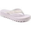 imageKuaiLu Womens Flip Flops Ladies Yoga Mat Platform Thong Sandals Dressy Womans Lightweight Summer Slip On Beach Flip Flop Sandles Soft Cushion Footbed Arch SupportAll White