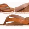 imageKuaiLu Womens Flip Flops Ladies Yoga Mat Platform Thong Sandals Dressy Womans Lightweight Summer Slip On Beach Flip Flop Sandles Soft Cushion Footbed Arch SupportKhaki
