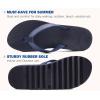 imageKuaiLu Womens Flip Flops Ladies Yoga Mat Platform Thong Sandals Dressy Womans Lightweight Summer Slip On Beach Flip Flop Sandles Soft Cushion Footbed Arch SupportDark Blue