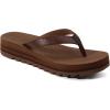 imageKuaiLu Womens Flip Flops Ladies Yoga Mat Platform Thong Sandals Dressy Womans Lightweight Summer Slip On Beach Flip Flop Sandles Soft Cushion Footbed Arch SupportDark Brown