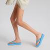 imageKuaiLu Womens Flip Flops Ladies Yoga Mat Platform Thong Sandals Dressy Womans Lightweight Summer Slip On Beach Flip Flop Sandles Soft Cushion Footbed Arch SupportSky Blue