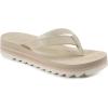 imageKuaiLu Womens Flip Flops Ladies Yoga Mat Platform Thong Sandals Dressy Womans Lightweight Summer Slip On Beach Flip Flop Sandles Soft Cushion Footbed Arch SupportOffwhite