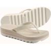 imageKuaiLu Womens Flip Flops Ladies Yoga Mat Platform Thong Sandals Dressy Womans Lightweight Summer Slip On Beach Flip Flop Sandles Soft Cushion Footbed Arch SupportOffwhite