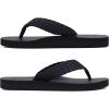 imageKuaiLu Mens Yoga Mat Leather Flip Flops Thong Sandals with Arch SupportLight Black