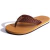imageKuaiLu Mens Yoga Mat Leather Flip Flops Thong Sandals with Arch SupportTan Brown